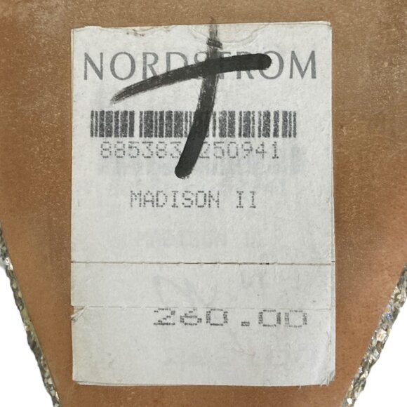 NWT Badgley Mischka Madison II Pump Champagne‎ Glitter Size 6 Pointed Toe Heels - Picture 11 of 14